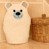 Bärli-Waschlappen Stickdatei ITH 16x26 Bär Teddy Waschhandschuh Geburt Geburtstag - Sewando