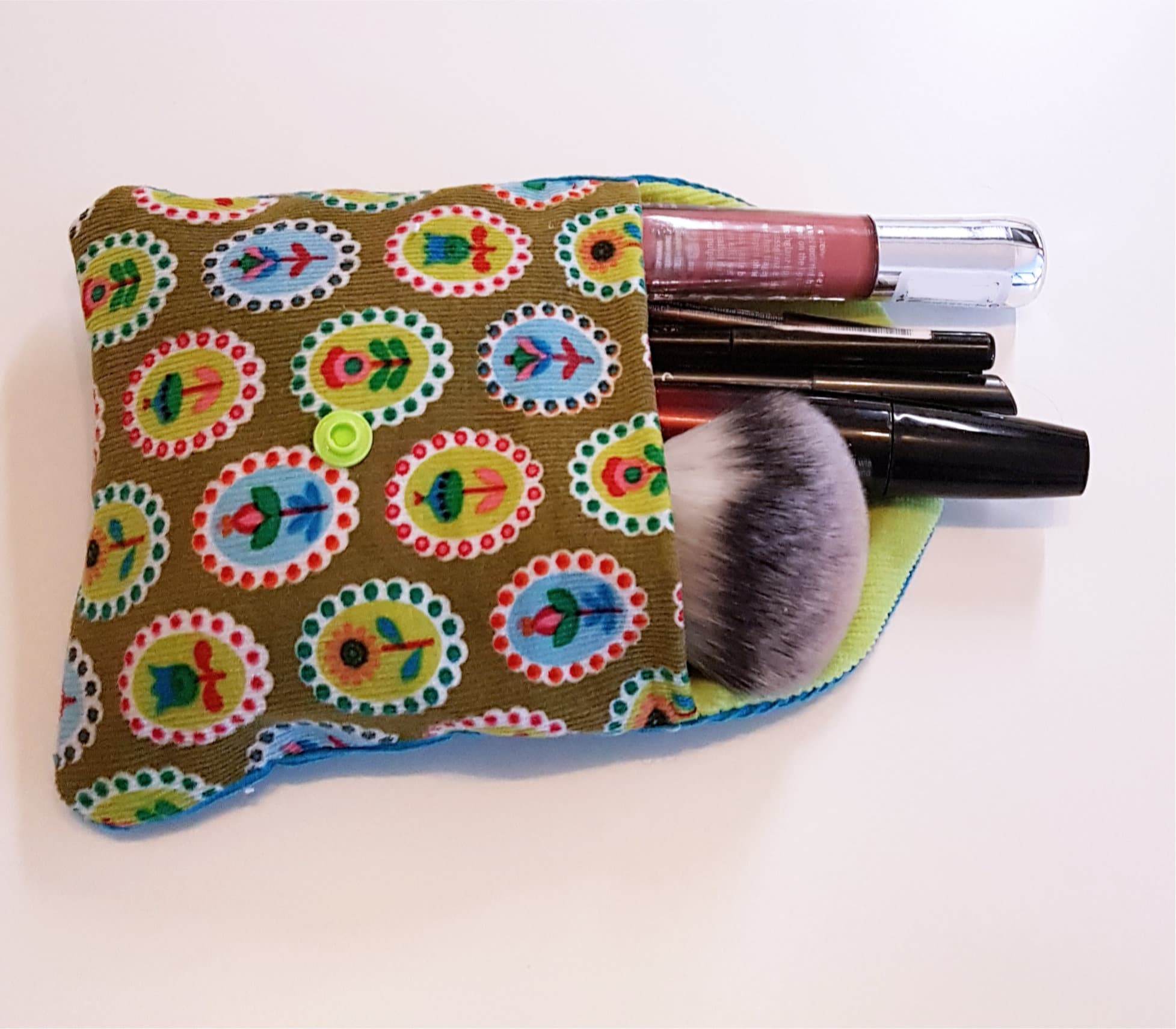 Stickdatei Kosmetiktasche mit AbschminkPads 13x18 ITH, nachhaltig, Makeup - Sewando