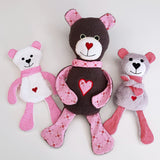 Schnittmuster/ Nähanleitung/ Applikationsvorlage Kuscheltier "YlesBär"