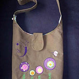 Stickdatei Blumen-Applikation in vier Größen, sticken, Applikation, Blume, Kreis - Sewando