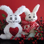 Stickdatei Hase ITH für den Rahmen 13 cm x 18 cm, Ostern, Osterhase, Kuscheltier, Dekoration - Sewando