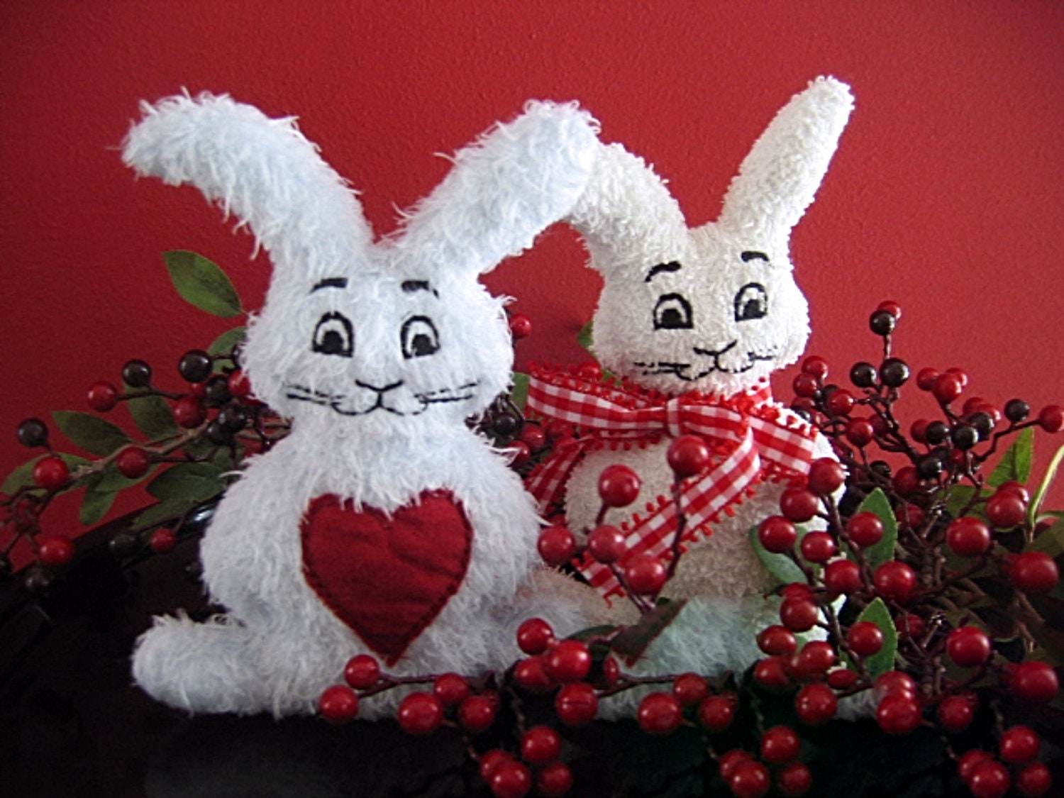 Stickdatei Hase ITH für den Rahmen 13 cm x 18 cm, Ostern, Osterhase, Kuscheltier, Dekoration - Sewando