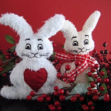 Stickdatei Hase ITH für den Rahmen 13 cm x 18 cm, Ostern, Osterhase, Kuscheltier, Dekoration - Sewando