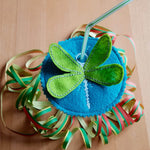Stickdatei Aufsetzer Rahmen 10 cm x 10 cm, Glasaufsetzer, Party, Kinder, feiern - Sewando