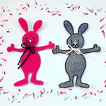 Stickdatei Hase Toni Applikation 13 cm x 18 cm - Sewando