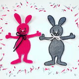 Stickdatei Hase Toni Applikation 13 cm x 18 cm - Sewando