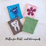Stickdatei Hülle Kühlkompresse 4er Set 13 cm x 18 cm, Kind, Baby, Zahn - Sewando