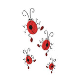 Stickdatei Marienkäfer in 4 Größen für den Rahmen 10 cm x 10 cm, Käfer - Sewando
