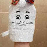 Stickdatei "Waschlappen Hase" Rahmen 13 cm x 18 cm, Reinigung, Hygiene
