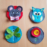 Stickdatei Aufsetzer Rahmen 10 cm x 10 cm, Glasaufsetzer, Party, Kinder, feiern - Sewando