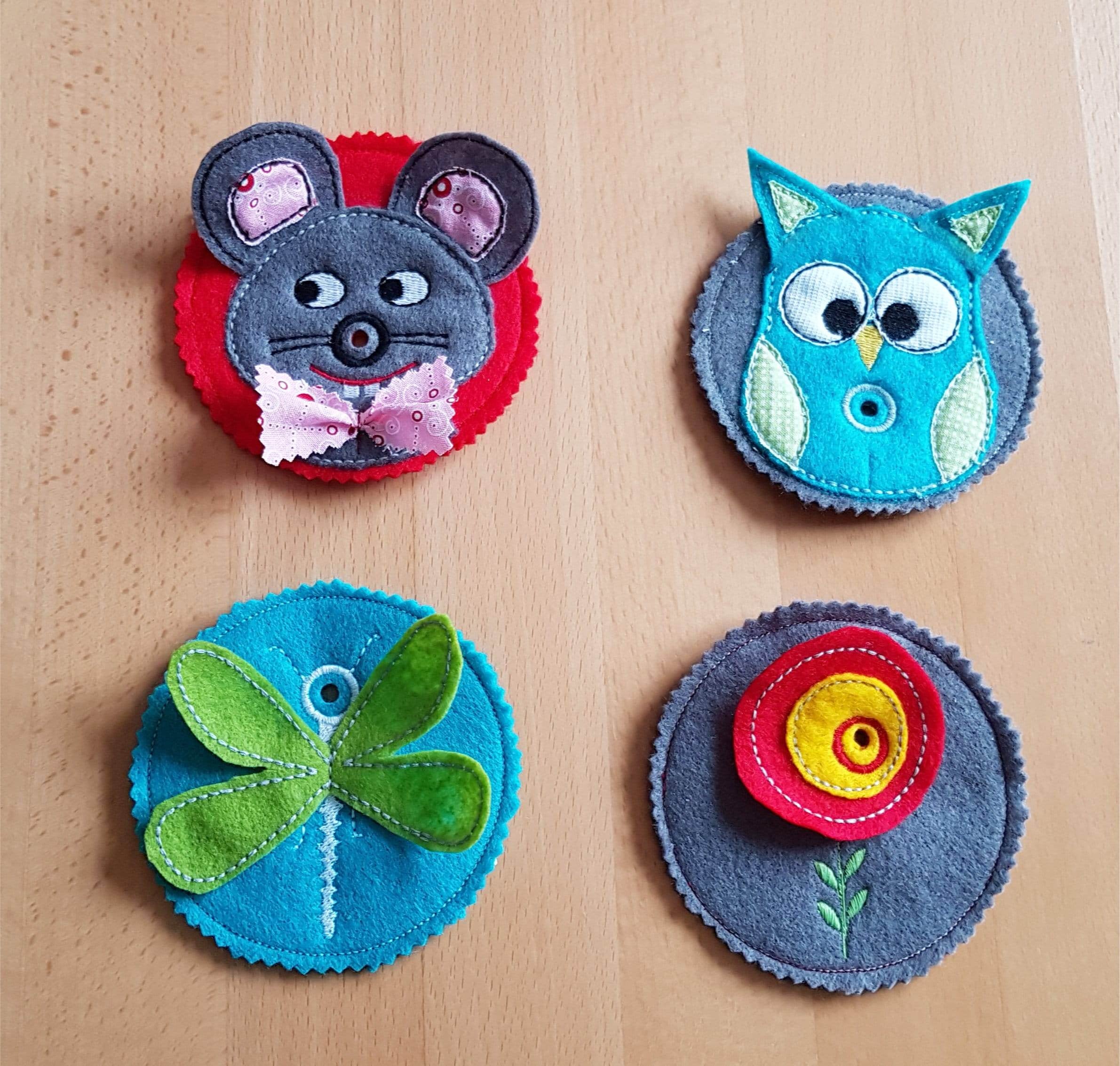 Stickdatei Aufsetzer Rahmen 10 cm x 10 cm, Glasaufsetzer, Party, Kinder, feiern - Sewando