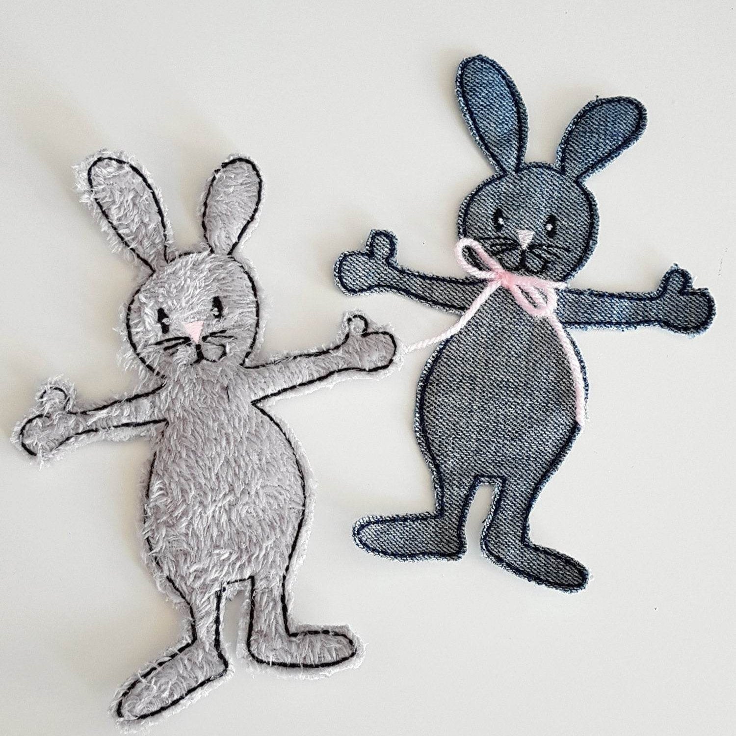 Stickdatei Hase Toni Applikation 13 cm x 18 cm - Sewando