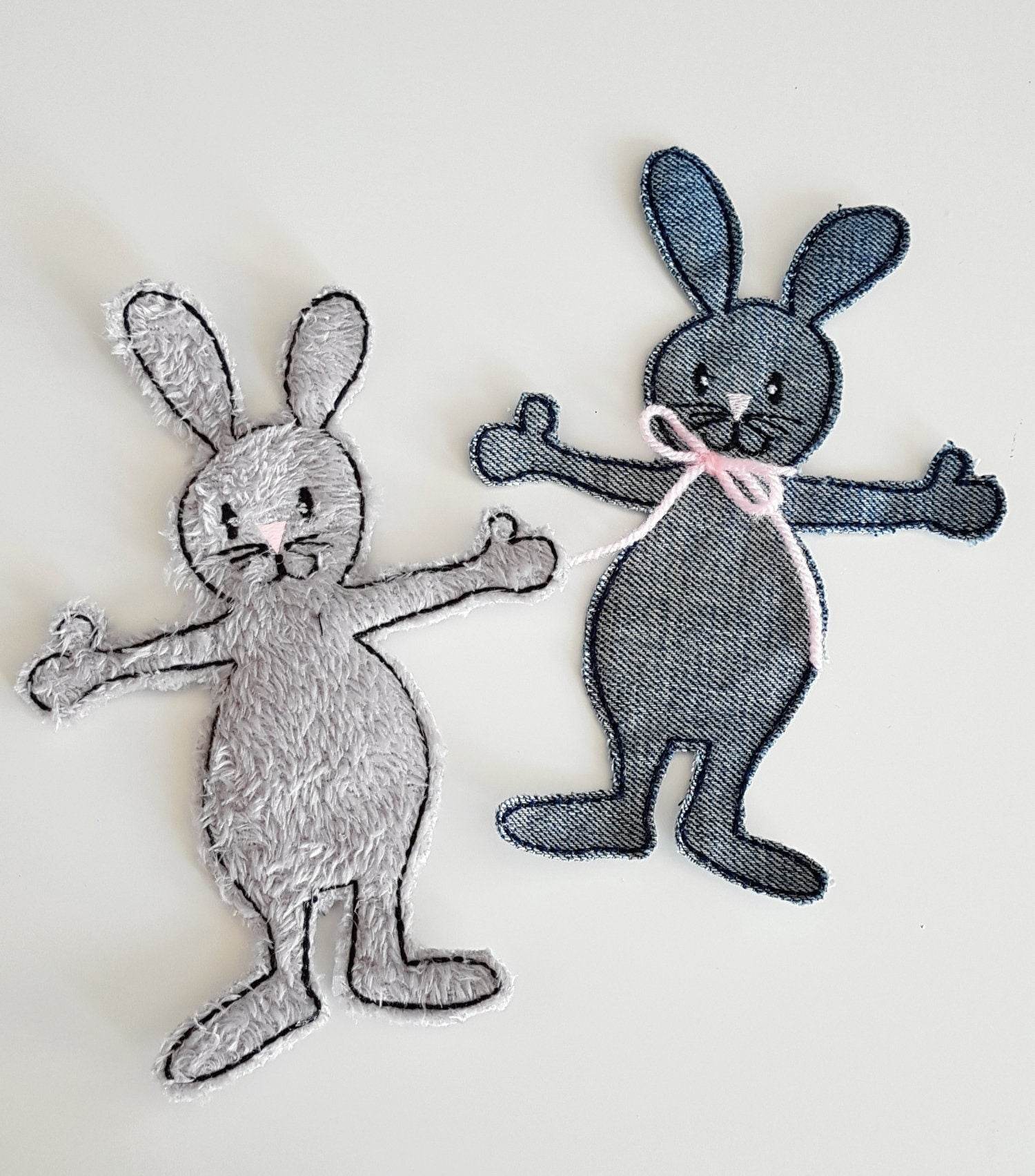Stickdatei Hase Toni Applikation 13 cm x 18 cm - Sewando