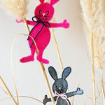 Stickdatei Hase Toni Applikation 13 cm x 18 cm - Sewando