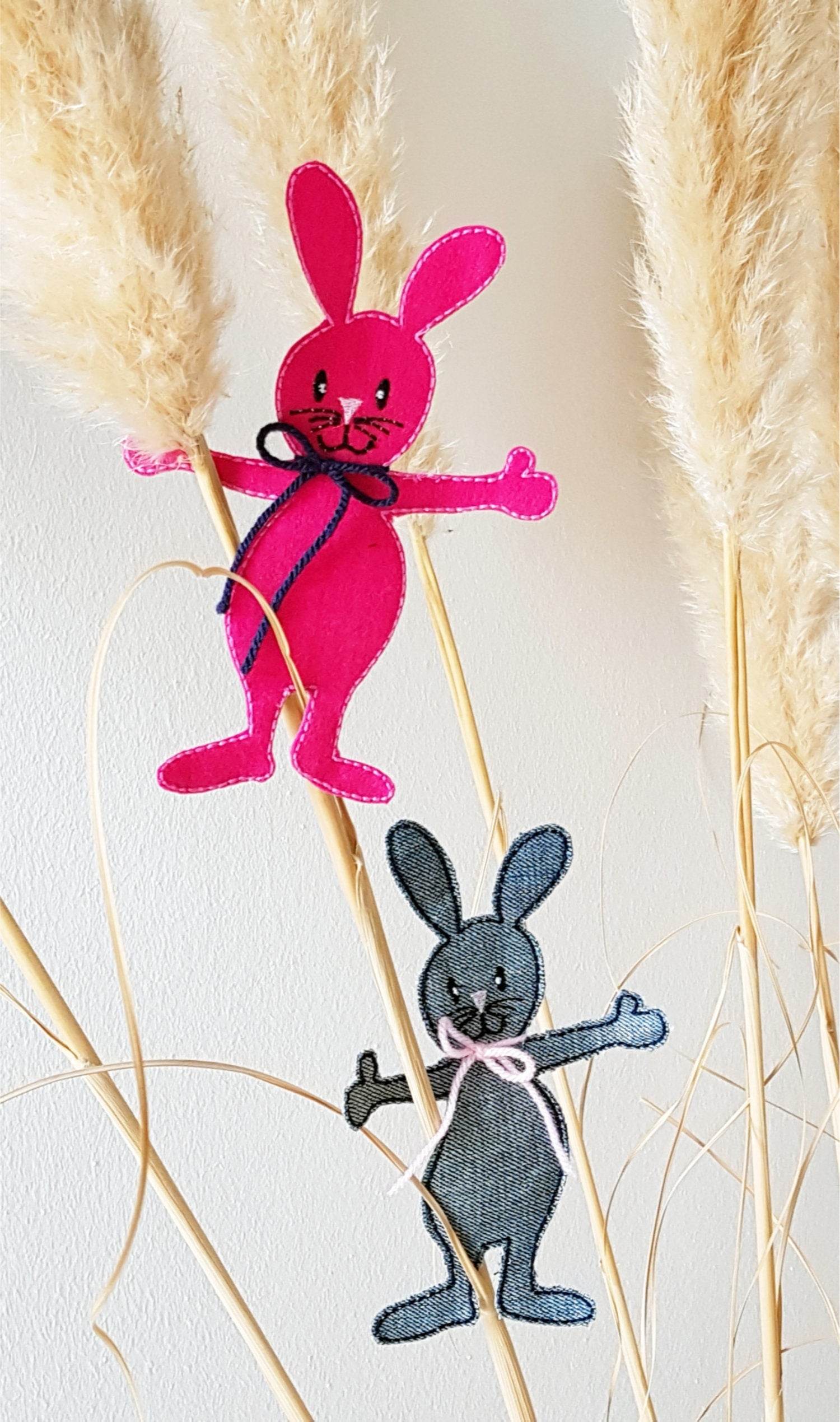 Stickdatei Hase Toni Applikation 13 cm x 18 cm - Sewando