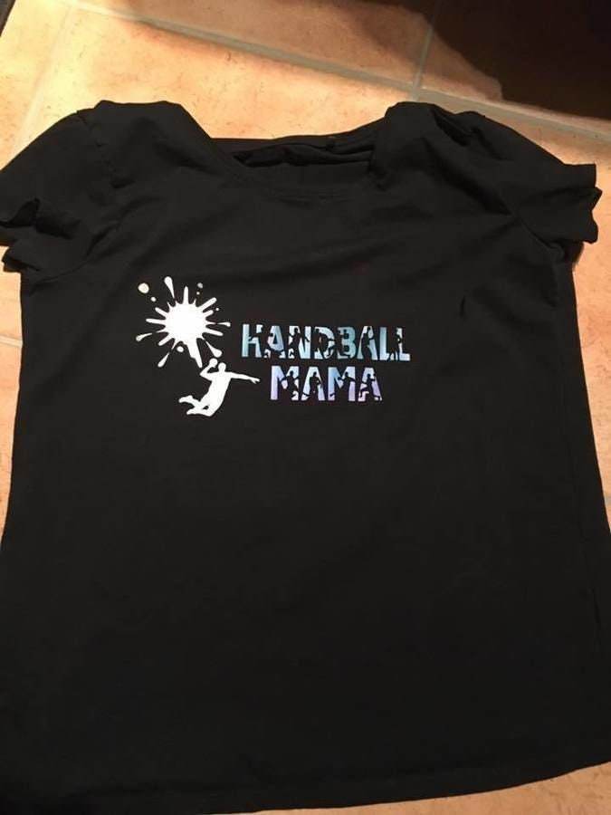 Shadow Sport - HANDBALL (Mama) - Kombidatei Plotterdatei und png zum drucken - Sewando