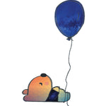 Stickdatei Bär Ballon, Doodle, Applikation, Teddy, Bär, Luftballon, Aufnäher, Kind, Baby - Sewando