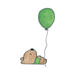 Stickdatei Bär Ballon, Doodle, Applikation, Teddy, Bär, Luftballon, Aufnäher, Kind, Baby - Sewando
