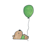 Stickdatei Bär Ballon, Doodle, Applikation, Teddy, Bär, Luftballon, Aufnäher, Kind, Baby - Sewando
