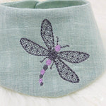 Stickdatei Halstuch Libelle Lace ITH 18x30 Baby - Sewando