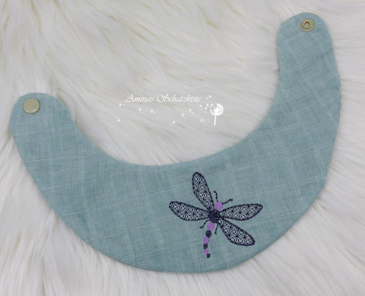 Stickdatei Halstuch Libelle Lace ITH 18x30 Baby - Sewando