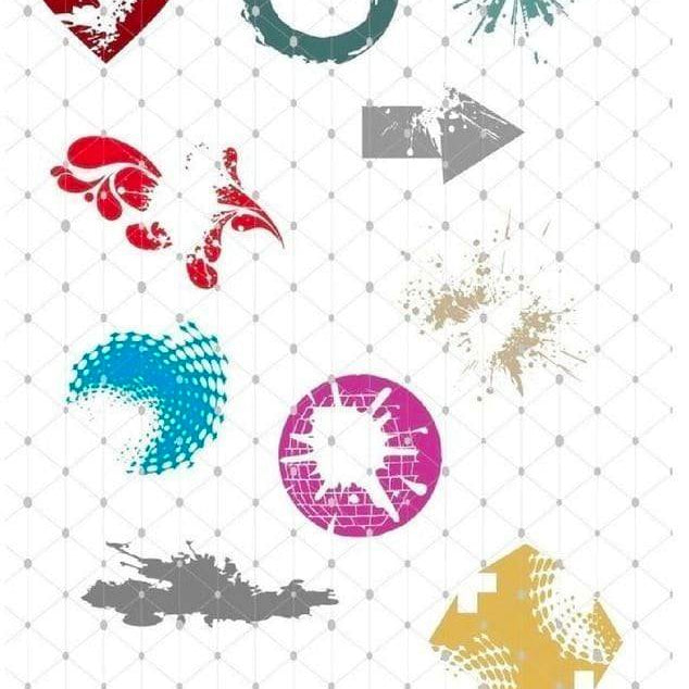 DINO Dinosauerier 4 Shadows inkl. Trash und Splash, als SVG DXF Plottdatei Plotterdatei und png zum drucken - Sewando