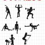 FITNESS SHADOW SPORT (Girls) Plotterdatei, Laserdatei - inkl png zum drucken - Sewando