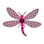 Stickdatei Libelle, Applikation, Lace - Sewando