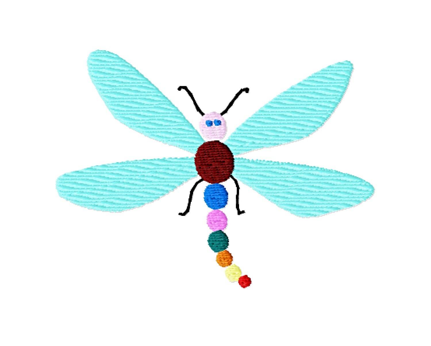 Stickdatei Libelle, Applikation, Lace - Sewando
