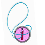 Stickdatei Medaillen - Rahmen ab 10 cm x 10 cm, Siegerehrung, Applikation, Party - Sewando