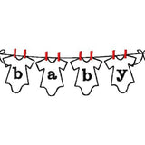 Stickdatei Babybody Wäscheleine - Sewando