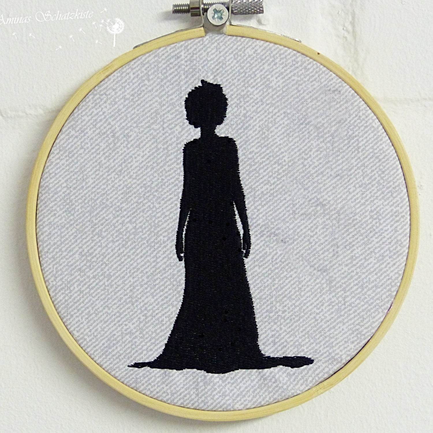 Stickdatei Lockenkopf Rahmen 10 cm x 10 cm, - Sewando
