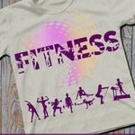 FITNESS SHADOW SPORT (Girls) Plotterdatei, Laserdatei - inkl png zum drucken - Sewando