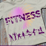 FITNESS SHADOW SPORT (Girls) Plotterdatei, Laserdatei - inkl png zum drucken - Sewando
