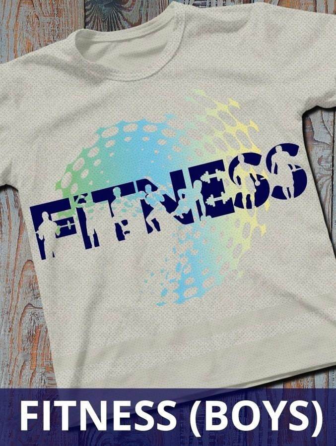 FITNESS SHADOW SPORT (Boys) - inkl Trash und Splash, Plotterdatei und png zum drucken - Sewando