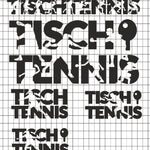 5 x TISCHTENNIS Plotterdatei Shadow inkl. Trash und Splash Deko SVG und DXF - Sewando
