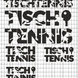 5 x TISCHTENNIS Plotterdatei Shadow inkl. Trash und Splash Deko SVG und DXF - Sewando