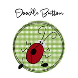 Stickdatei Doodle Button Marienkäfer - Rahmen ab 10 cm x 10 cm, Stickmuster, Applikation, Käfer, Kreis, Redwork - Sewando