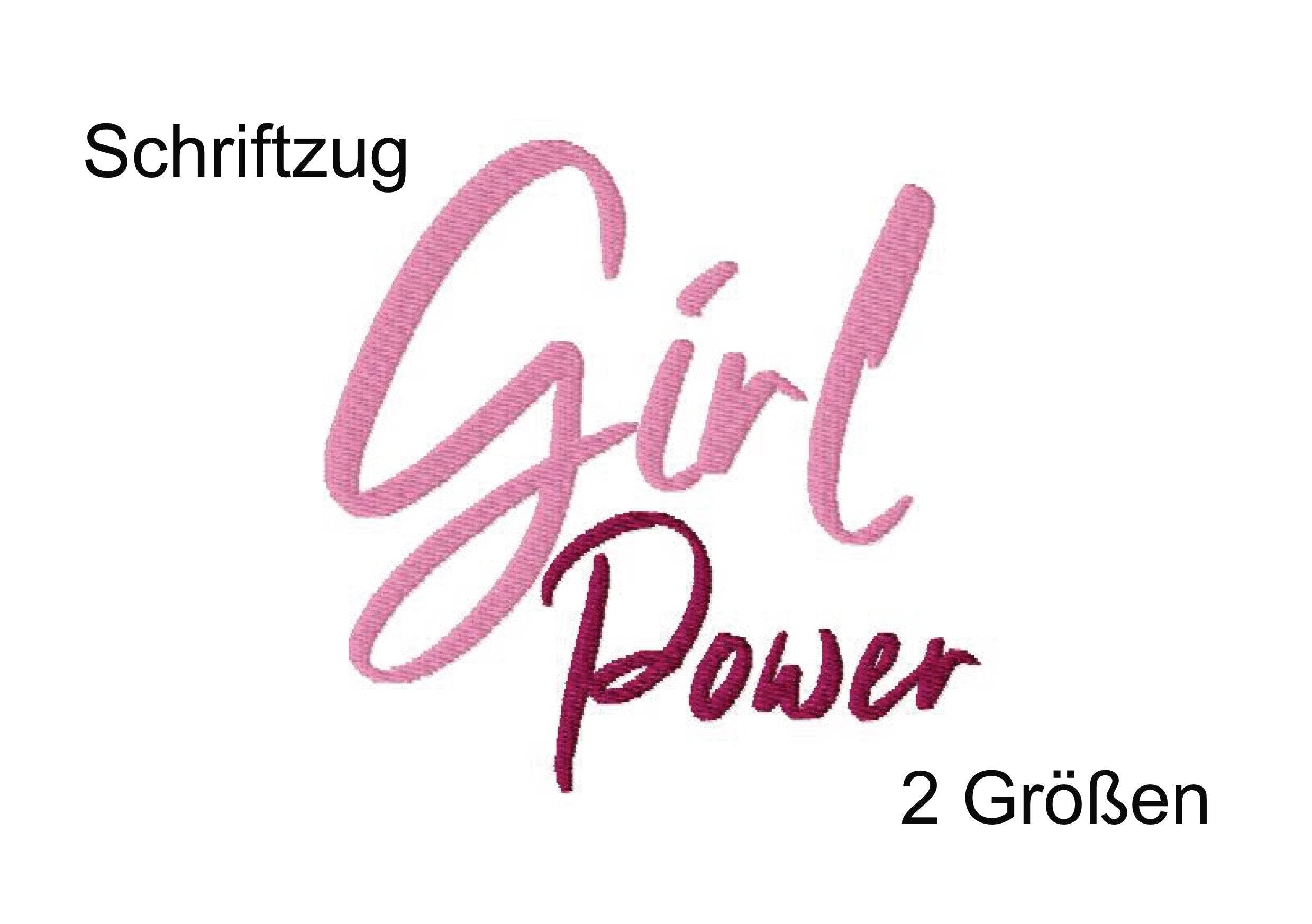 Stickdatei Schriftzug GirlPower, 2 Größen, 10x10 und 13x18 Mädchen - Sewando