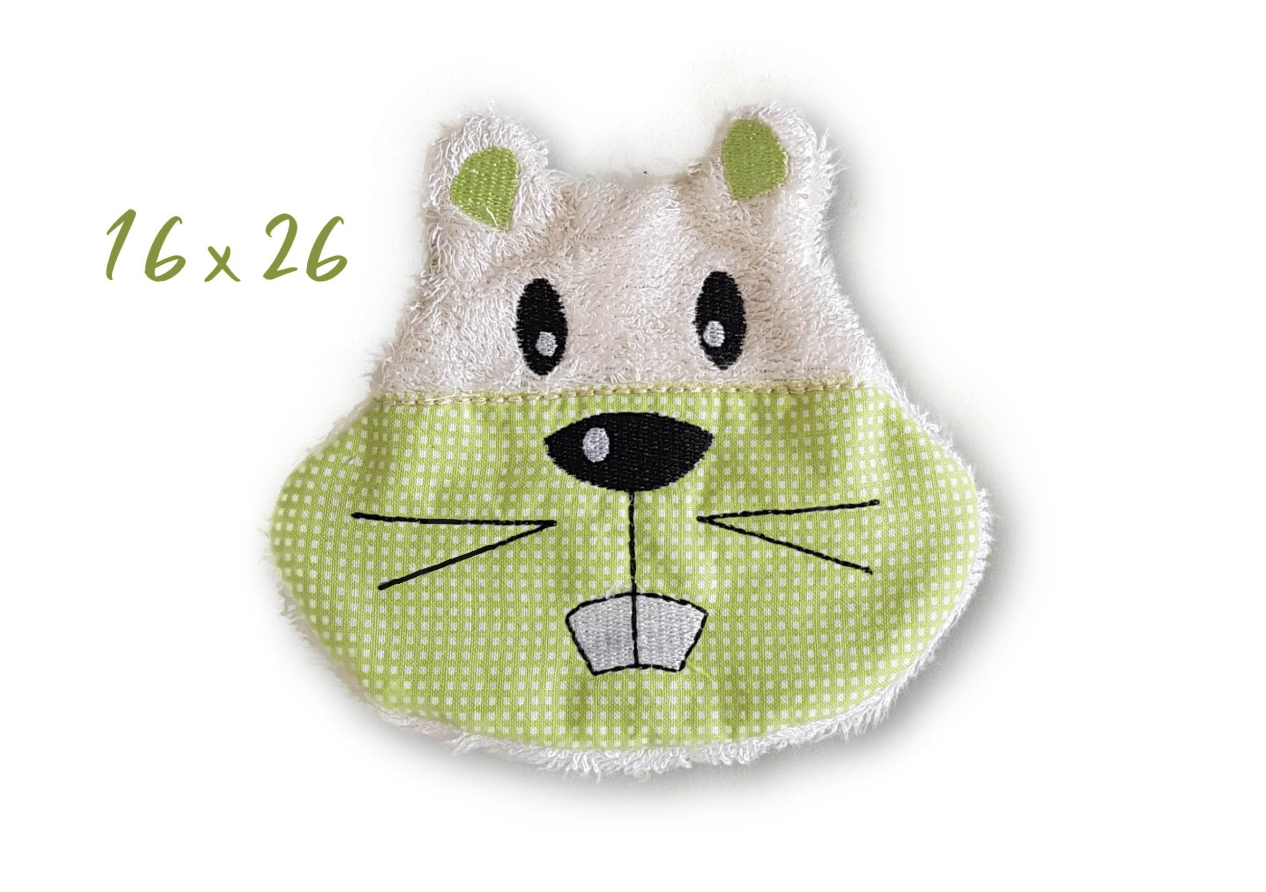 Stickdatei Hamster Kuschelkissen ITH Rahmen 16 x 26 mit Inlett, 2Varianten, Wärmekissen, Kissen, Dinkelkissen - Sewando