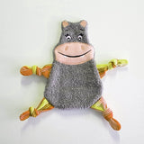 Stickdatei Nilpferd Kuscheltuch ITH für den Rahmen 13 cm x 18 cm, Schmusetuch, Kuscheltier - Sewando