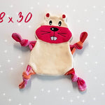 Stickdatei Hamster Kuscheltuch ITH für den Rahmen 18 cm x 30 cm,, Schmusetuch, - Sewando