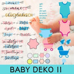 BABY MEGA Set - Baby ABC Plotterdatei, Laserdatei - Sewando