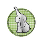 Stickdatei Doodle Button Elefant - Rahmen ab 10 cm x 10 cm, Redwork, Applikation, Aufnäher - Sewando