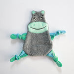 Stickdatei Nilpferd Kuscheltuch ITH für den Rahmen 13 cm x 18 cm, Schmusetuch, Kuscheltier - Sewando