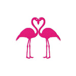 Stickdatei Flamingo - zwei Größen, Rahmen 10x10 und 13x18 - Sewando