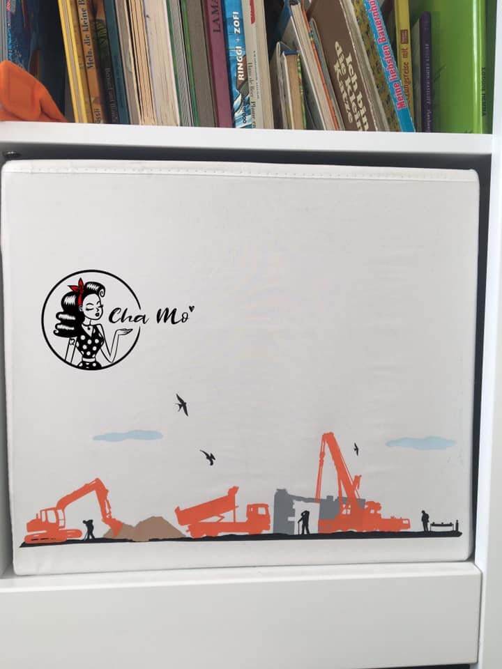 BAUSTELLE - MULTIPLOTT Das Baustellen / Fahrzeuge / Arbeiter Komplett Set, vom Tee-Licht bis Wand-Tattoo alles in einem Paket, Plotter und Laser-Datei als SVG und DXF - Sewando