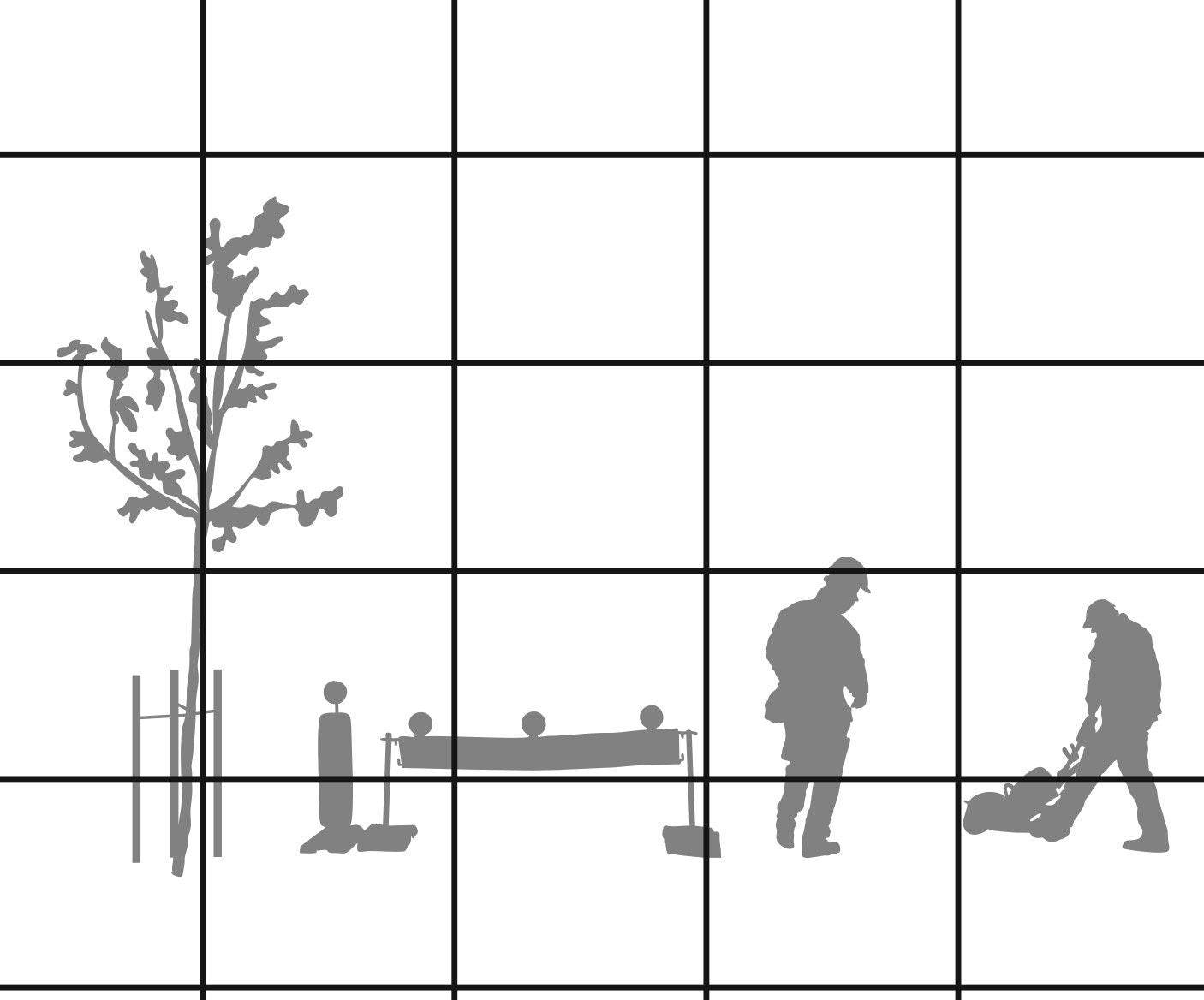 BAUSTELLE - MULTIPLOTT Das Baustellen / Fahrzeuge / Arbeiter Komplett Set, vom Tee-Licht bis Wand-Tattoo alles in einem Paket, Plotter und Laser-Datei als SVG und DXF - Sewando