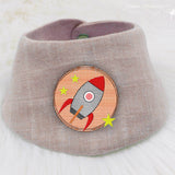 Stickdatei Rakete Doodle Button, 2 Größen, Applikation, Stern, Applikation - Sewando