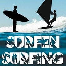 Plotterdatei SURFEN SURFING Shadow Schrift inkl Trash & Splash - Sewando